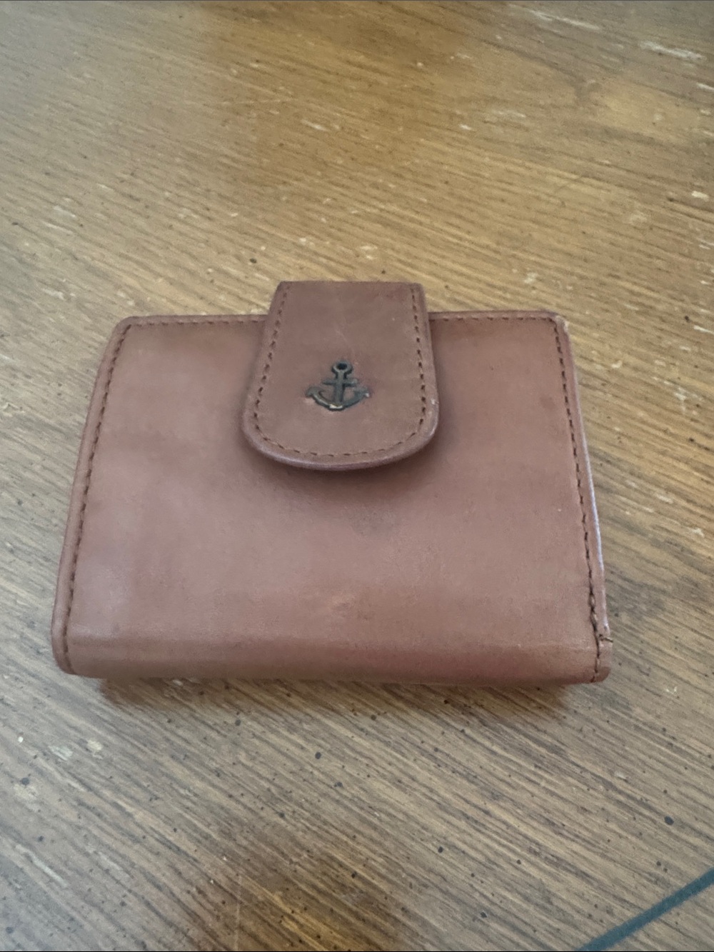 Harbour 2nd Stella Cognac Brown Leather Wallet Zip Around Bifold ID Card Slots